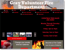 Tablet Screenshot of grayvfd.org